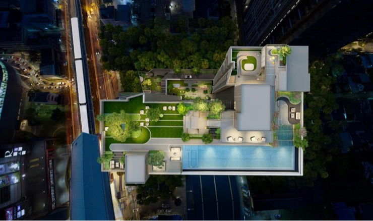 picture Best Price! 0 km. MRT New High Ceiling Duplex Condo for SALE near market, department store, hospital, school, and Siam university - 14/18