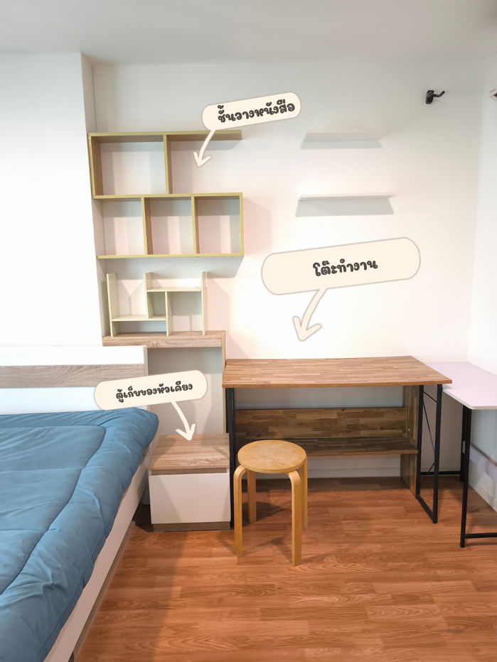 รูป ให้เช่า ลุมพินี วิลล์ นครอินทร์ - ริเวอร์วิว 31 ตรม. ห้องมุม เฟอร์ครบ ใกล้ มจพ. , กระทรวงสาธารณสุข - รูปที่ 6/14