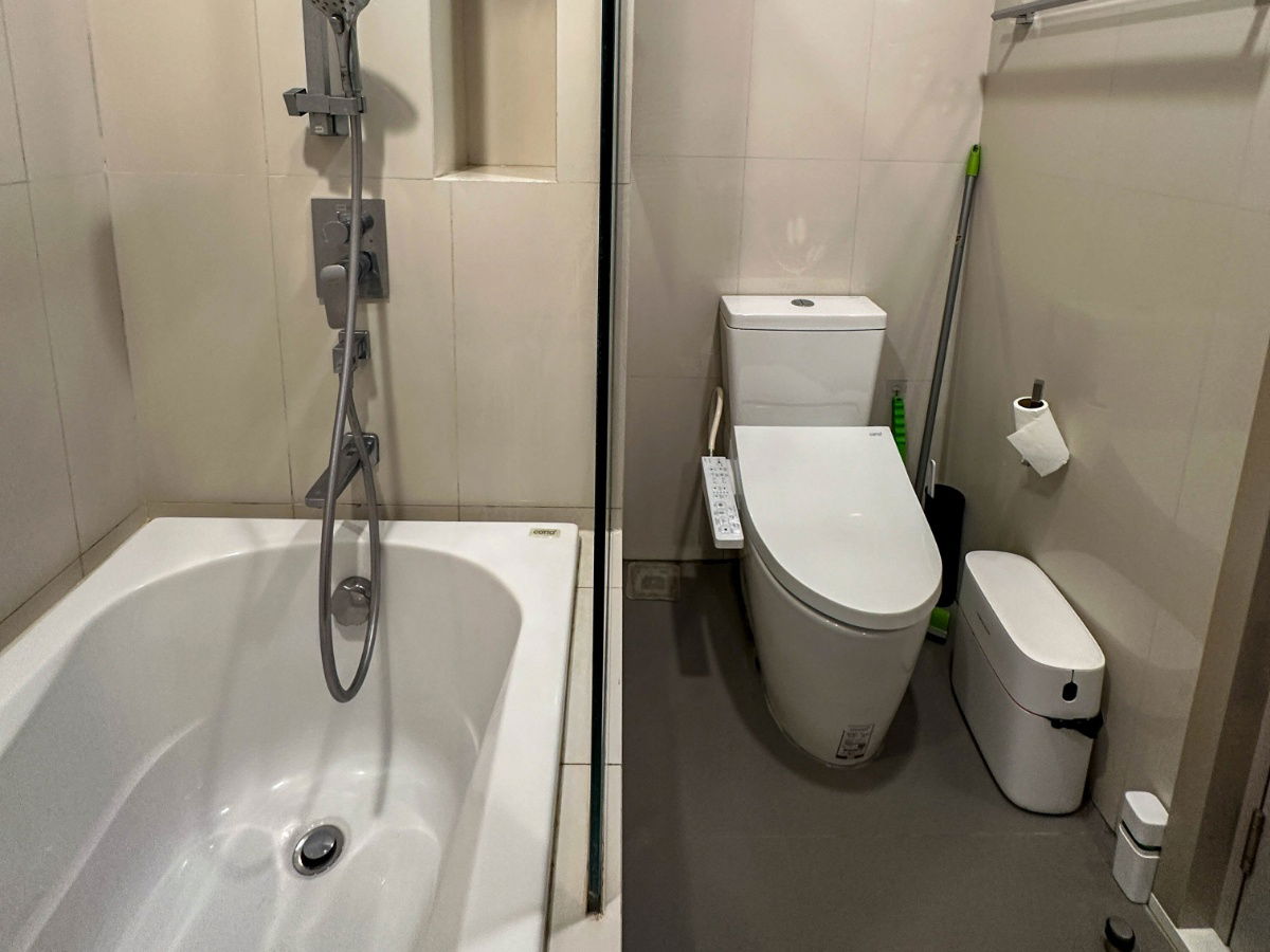 รูป OKA HAUS สุขุมวิท 36 วิวเมือง Bathtub, Washer&dryer, dishwasher - รูปที่ 8/27