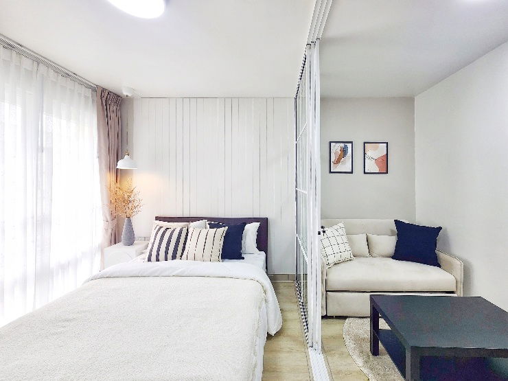 รูป ผ่อนเริ่มต้นเพียง 5,xxx บาท/เดือน คอนโดเดินทางสะดวก ใกล้ RCA ราคาล้านกลาง ๆ ของกินในซอยเพียบ - รูปที่ 5/10