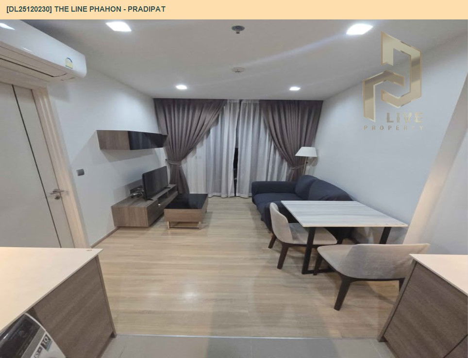 รูป DL25120230 ให้เช่าคอนโด เดอะ ไลน์ พหล - ประดิพัทธ์ (THE LINE Phahon - Pradipat) ใกล้ BTS สะพานควาย พร้อมเข้าอยู่ โทรด่วน 0653619502 LineID @534wlwof - รูปที่ 4/10