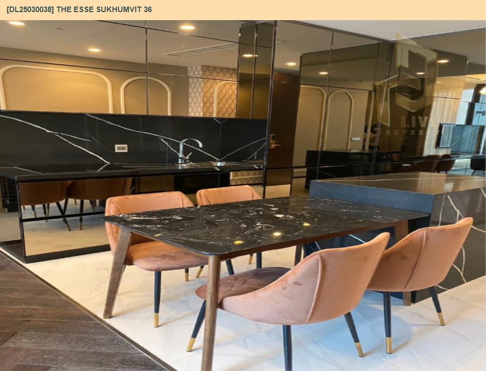 picture DL25030038 Condo for rent, THE ESSE Sukhumvit 36 near BTS Thong Lo, ready to move in, call urgently 0638692663 LineID @897iyzll - 5/6