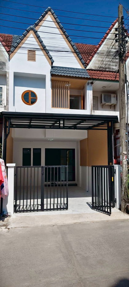 รูป ทาวน์เฮาส์ หทัยราษฎร์ สายไหม ทำเลใกล้ตลาดวงศกรณ์ หมู่บ้านวันวรา 2 นัดชมบ้าน 085-318-6868 คุณวา - รูปที่ 2/20