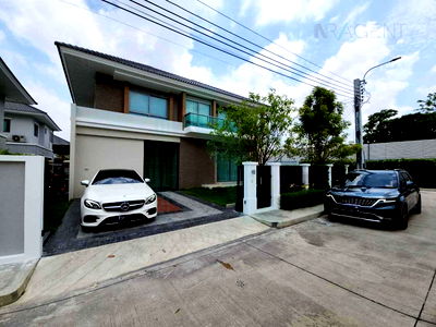 ขายบ้านเดี่ยว : 📌 ขายบ้านเดี่ยว โครงการ เพอร์เฟค เรสซิเดนซ์ สุขุมวิท 77-สุวรรณภูมิ 2 ชั้น 4 ห้องนอน 4 ห้องน้ำ