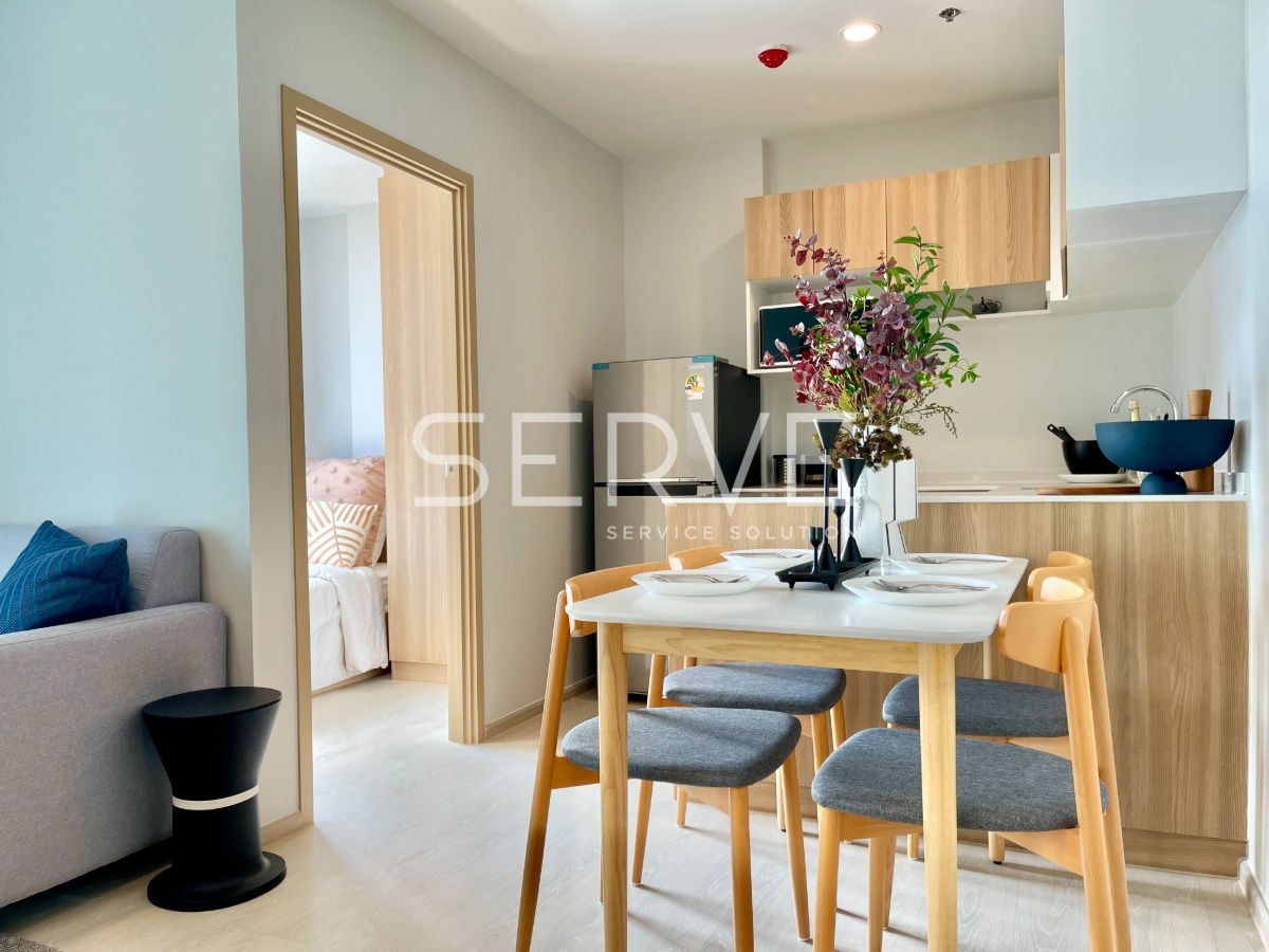 รูป 🔥โปรดี ฟรีค่าเช่า 1 เดือน 2นอน ใหมแกะกล่อง แต่งครบ พร้อมอยู่บนทำเลดีๆ ใกล้BTSแยก คปอ.,สนามบินดอนเมือง @ Nue Connex DonMueang - รูปที่ 2/8