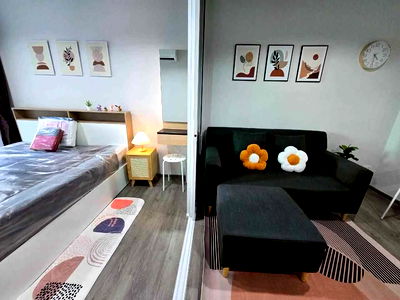 คอนโดให้เช่า : ให้เช่า Regent Home Bangna  ** 11,000 บ./ด. ** ขนาด 28 ตรม.  1ห้องนอน 1 ห้องน้ำ  ชี้น9 อาคารD