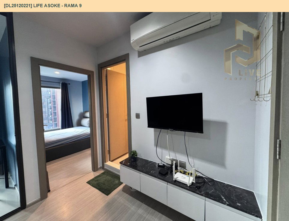 picture DL25120221 Condo for rent, Life Asoke - Rama 9 near MRT พระราม 9, ready to move in, call urgently 0638692663 LineID @897iyzll - 9/10