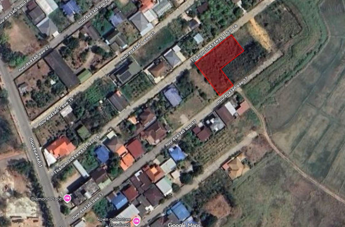 รูป ขายที่ดิน 251.8 ตรว 7 ล้านบาท ใจกลางเมืองลำปาง เจ้าของขายเอง - รูปที่ 1/4