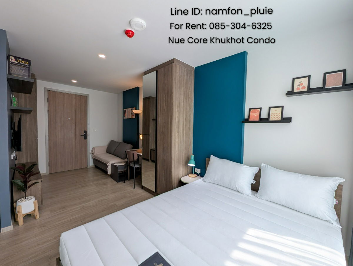 picture ðĨUrgent for investors 6% yield. Condo for sale with a tenant 2Y contr. Nue Core Khukhot, fully furnished with brand-new furniture and appliances. - 7/16