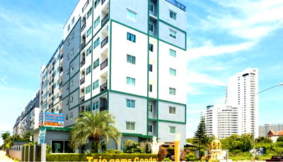 Condos for sale Jomtien Sai 2 : Trio Gem  Condominium  1 bedroom 