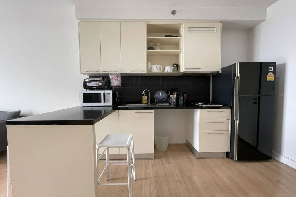 picture ðĨ For Rent !! pool view, high floor 15++, Rare Item!! ðĨ Code C20221202577.....The Seed Mingle, 1 bedroom, 1 bathroom, furnished, ready to move inðĢ - 3/8