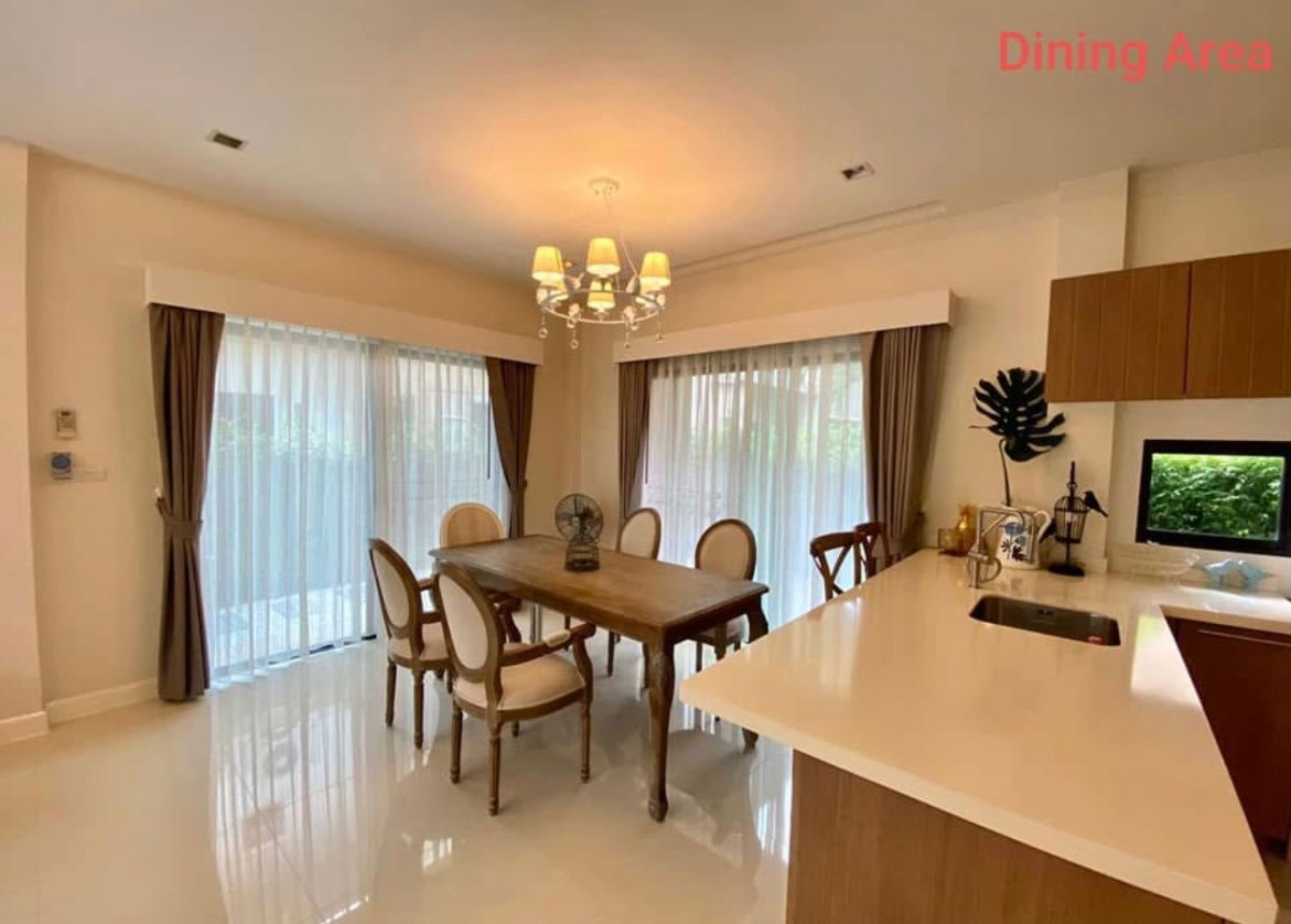 รูป ขายบ้านเดี่ยว เศรษฐสิริ วัชรพล เขตสายไหม สุขาภิบาล5 บ้านสไตล์ Homie Contemporary พร้อมเฟอร์นิเจอร์และเครื่องใช้ไฟฟ้า ใกล้แฟชั่นไอส์แลนด์ - รูปที่ 3/14