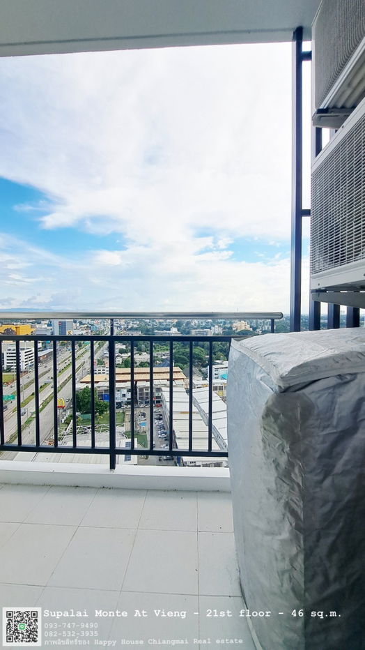 รูป ให้เช่า ศุภาลัย มอนเต้แอท เวียง ชั้น 21 ห้องขนาด 46 ตร.ม. - รูปที่ 10/19