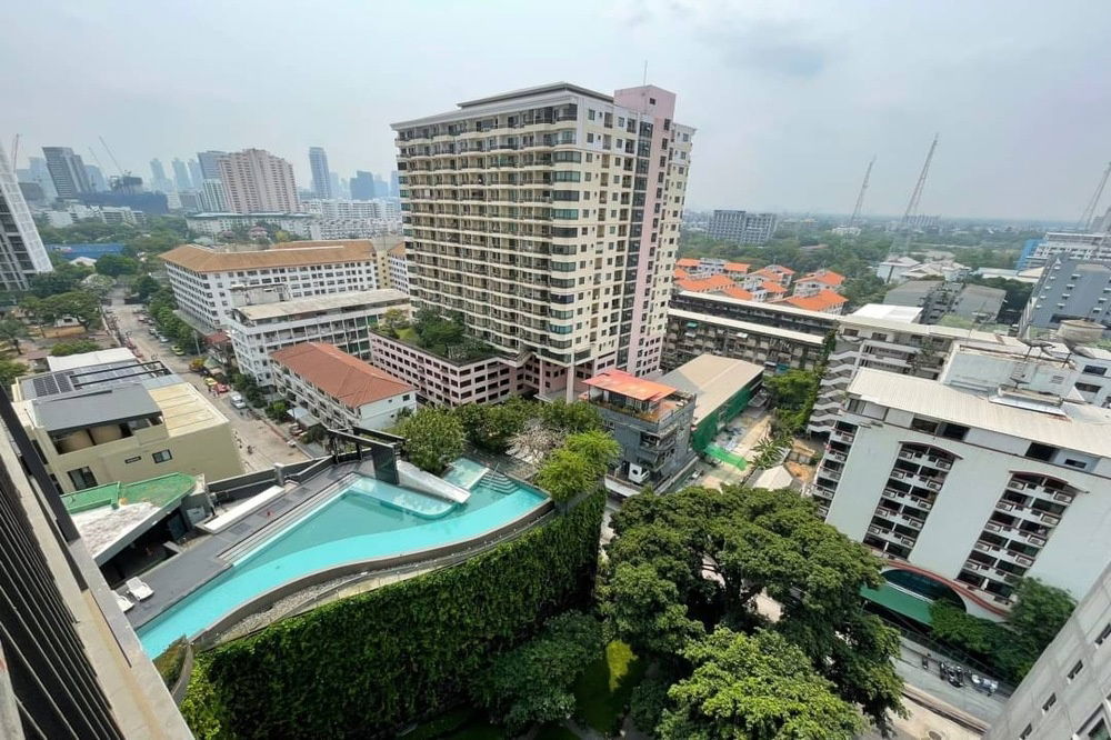 picture ðĨ For Rent !! pool view, high floor 15++, Rare Item!! ðĨ Code C20221202577.....The Seed Mingle, 1 bedroom, 1 bathroom, furnished, ready to move inðĢ - 8/8