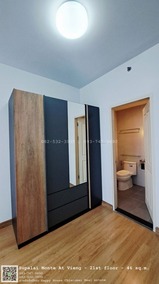 รูป ให้เช่า ศุภาลัย มอนเต้แอท เวียง ชั้น 21 ห้องขนาด 46 ตร.ม. - รูปที่ 6/19