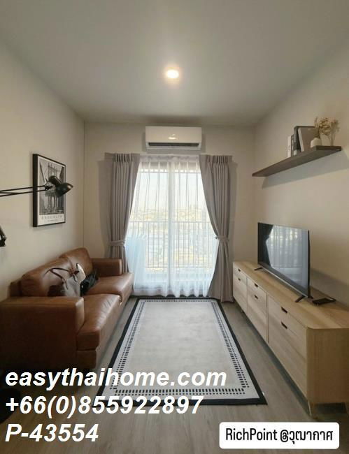 รูป P-43554 ให้เช่า คอนโด ริช พอยท์ @ บีทีเอส วุฒากาศ Talat Phlu, Thon Buri, Bangkok พร้อมอยู่ ราคาถูก Line Id @easythaihome 085-592-2897 - รูปที่ 7/8