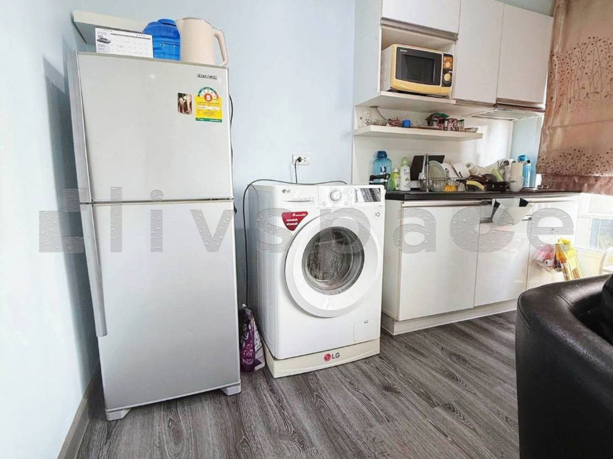 รูป ▚ LE133ツ ขาย The Parkland Taksin - Thapra 1 Bed 34.72 ตร.ม.! 🛠️ รีโนเวทใหม่ เฟอร์บิ้วท์อิน วิวรถไฟฟ้า 2.1 ล้าน! (ค่าโอน 50/50) - รูปที่ 4/6