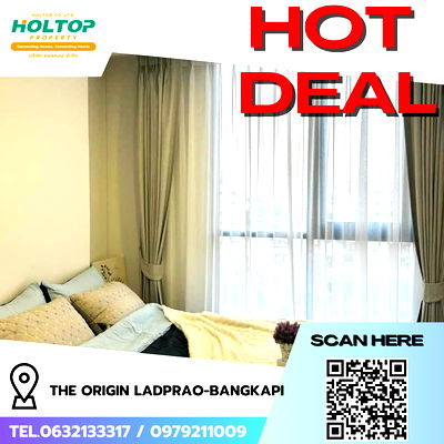 เช่าคอนโด MRT ลาดพร้าว 101 : #R8099  🎉 101268   ให้เช่าคอนโด The Origin Ladprao-Bangkapi