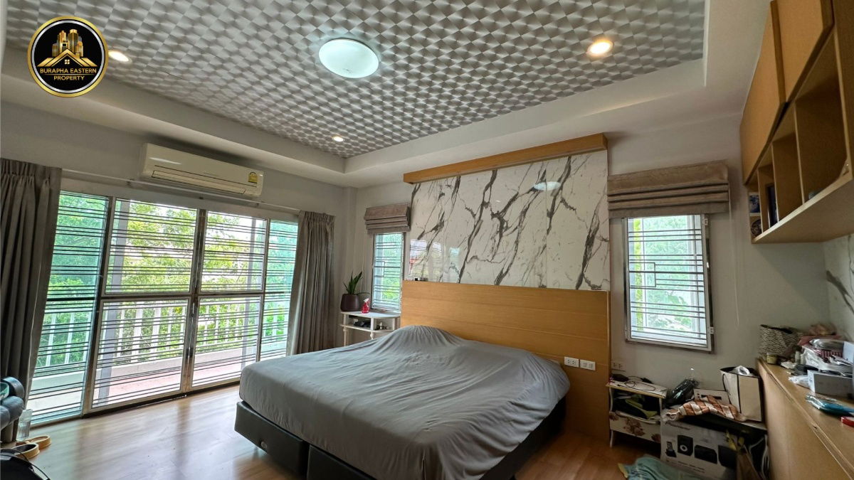 picture Urgent sale! Piyawat Village, Bang Saen, Phase 1. Spacious 2-story detached house, Ban Puk Subdistrict, Mueang Chonburi District, Chonburi Province. - 11/18