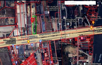 เช่าที่ดิน เมืองสมุทรสาคร สมุทรสาคร : ให้เช่าที่ดินติดถนนพระราม2 ราคาถูก 3 ไร่ ให้เช่า 200,000 บาทต่อเดือน