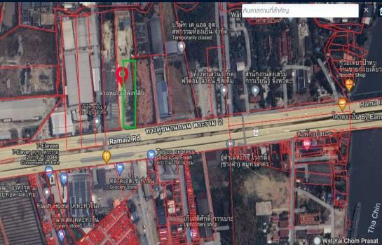 รูป ให้เช่าที่ดินติดถนนพระราม2 ราคาถูก 3 ไร่ ให้เช่า 200,000 บาทต่อเดือน - รูปที่ 1/2