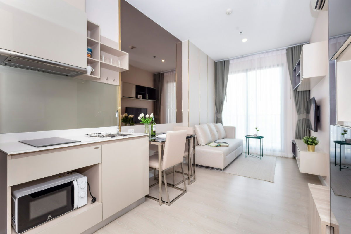 รูป 1 ห้องนอน ราคาดีที่สุดและห้องสวยที่สุดในโครงการ!! เฟอร์นิเจอร์บิ้วอินคุณภาพ✨The Niche Pride Thonglor-Phetchaburi - รูปที่ 7/10