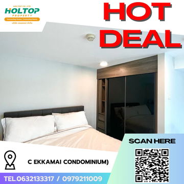 #R8124 🎉 101268 Condo for Rent: C Ekkamai Condominium