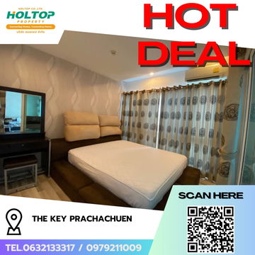 #R8109 🎉 101268 ให้เช่าคอนโด The Key Prachachuen