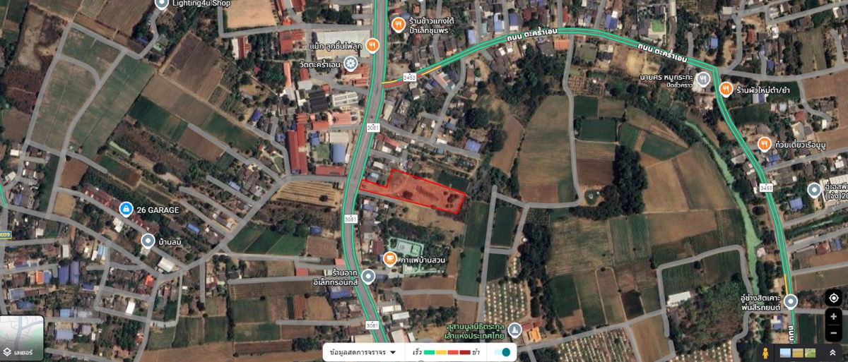 รูป ขายที่ดิน ติดถนนใหญ่ ถมแล้ว ใกล้ทางด่วนM81 จำนวน 4 ไร่เศษ อ.ท่ามะกา จ.กาญจนบุรี - รูปที่ 3/3