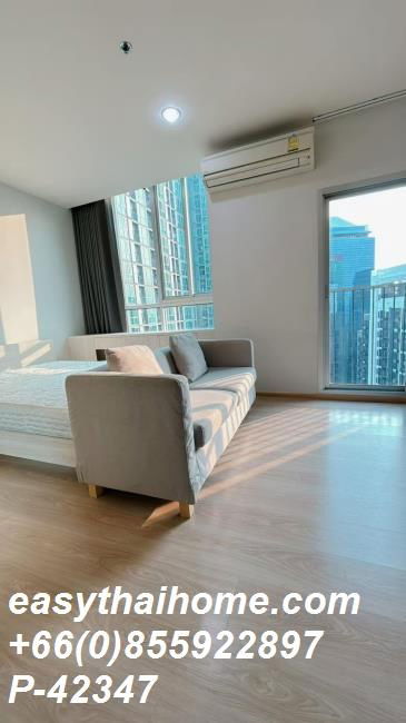 รูป P-42347 ให้เช่า คอนโด โนเบิล รีวอลฟ์ รัชดา Ratchadaphisek 6 Alley, Huai Khwang, Bangkok พร้อมอยู่ ราคาถูก Line Id @easythaihome 085-592-2897 - รูปที่ 8/10