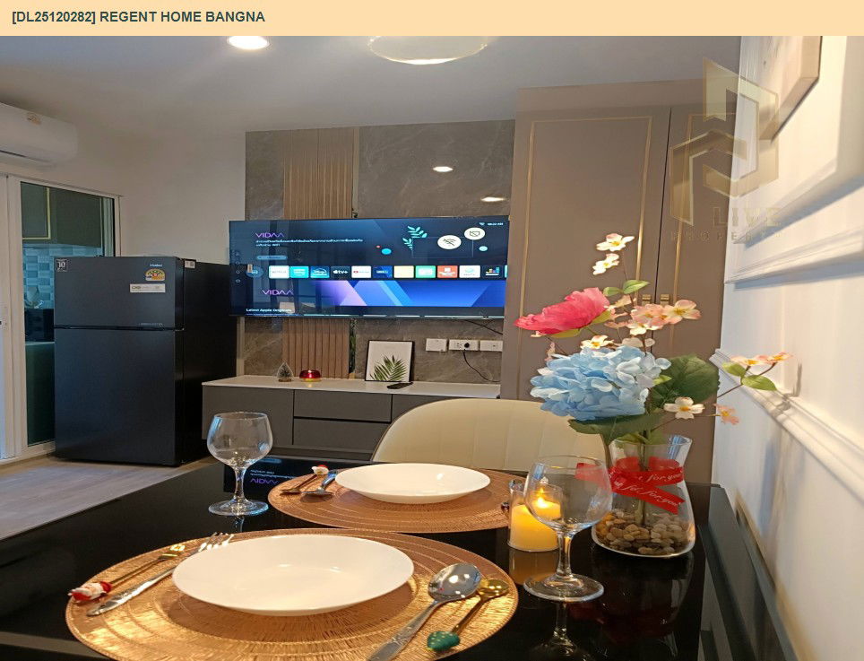 picture DL25120282 Condo for rent, Regent home bangna near BTS Bang Na, ready to move in, call urgently 0638692663 LineID @897iyzll - 4/14