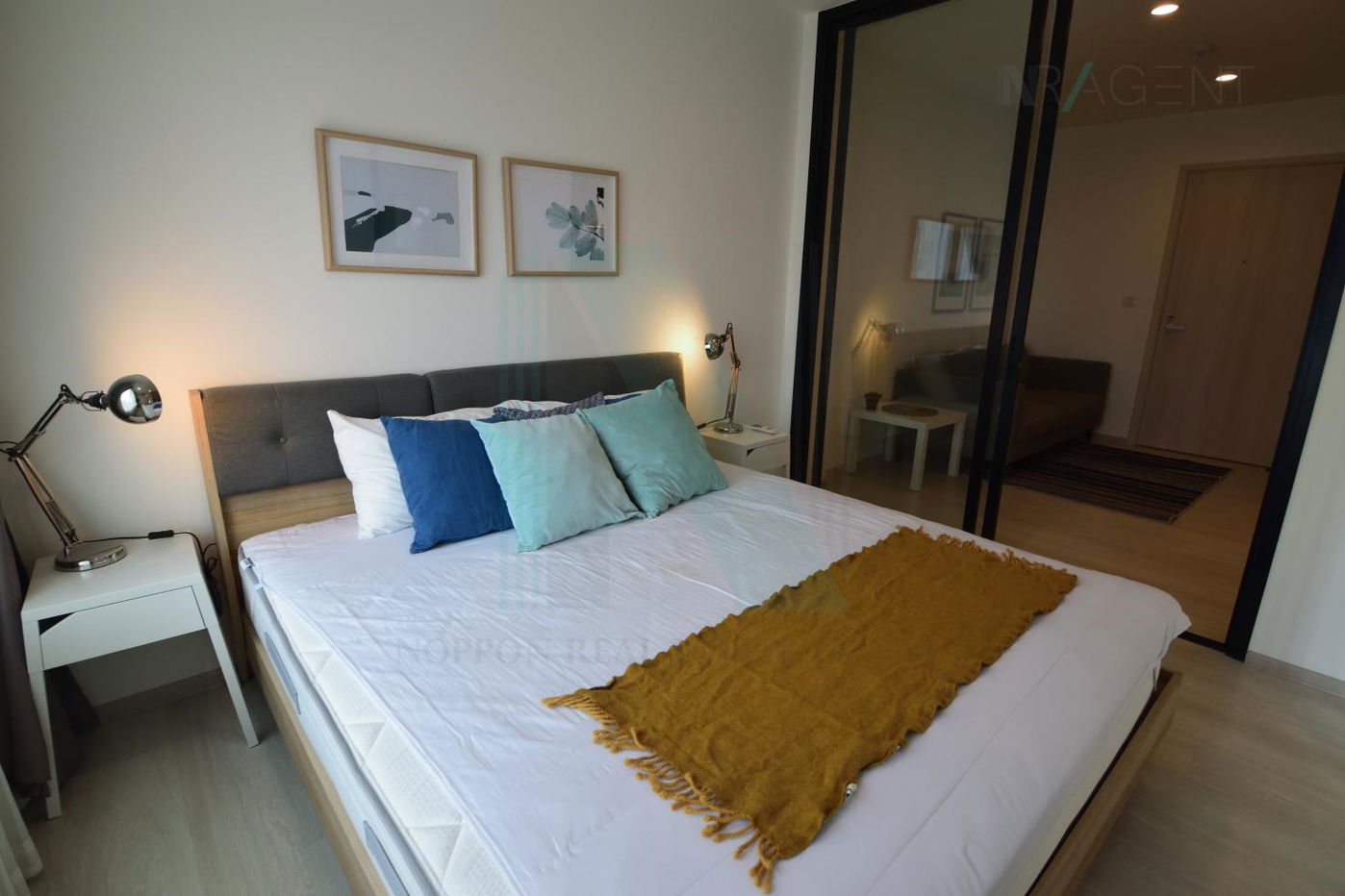 picture ð For Rent Condo LIFE ASOKE Building 1, Floor 27,1 bed room, Room size 35 sqm - 7/8