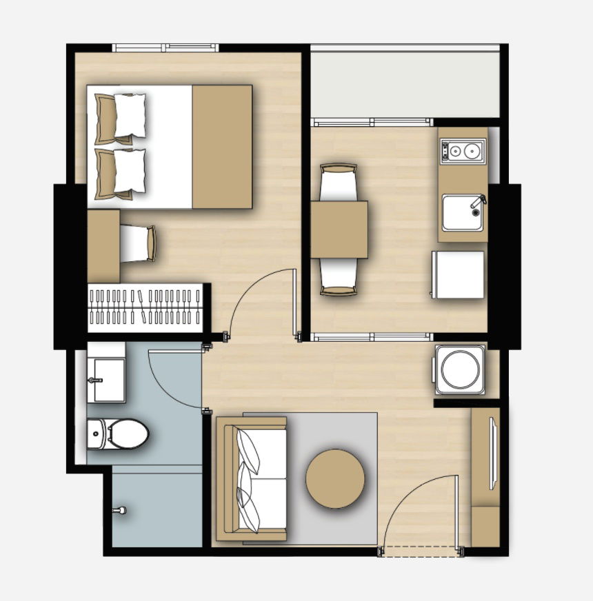 รูป ให้เช่า คอนโด The Parkland Phetkasem 56 ** เจ้าของปล่อยเอง (ไม่รับ Agent) ** ห้องใหม่เอี่ยม เพิ่งโอน ยังไม่เคยมีใครเช่ามาก่อน คุณจะได้เป็นคนแรก - รูปที่ 36/37