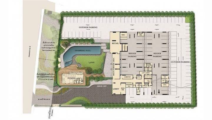 picture Urgent sale, The Base Garden Rama 9 , 1 b/r , 34th flr. city view, price lower than appraisal. - 13/13