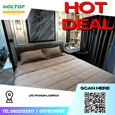 Condos for rent : #Z3553💥 091268 🔥Condo for rent: Life Phahon-Ladprao