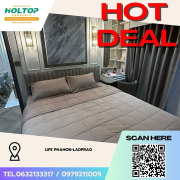 #Z3553💥 091268 🔥ให้เช่าคอนโด Life Phahon-Ladprao