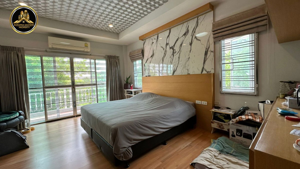 picture Urgent sale! Piyawat Village, Bang Saen, Phase 1. Spacious 2-story detached house, Ban Puk Subdistrict, Mueang Chonburi District, Chonburi Province. - 12/18