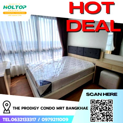 Condos for rent Kasem Rat Hospital Bang Khae : #R8130 🎉 101268 Condo for Rent: The Prodigy Condo, MRT Bangkhae