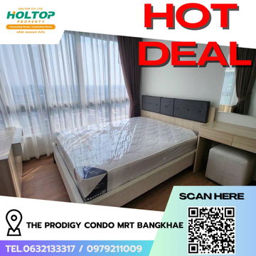 #R8130 🎉 101268 Condo for Rent: The Prodigy Condo, MRT Bangkhae