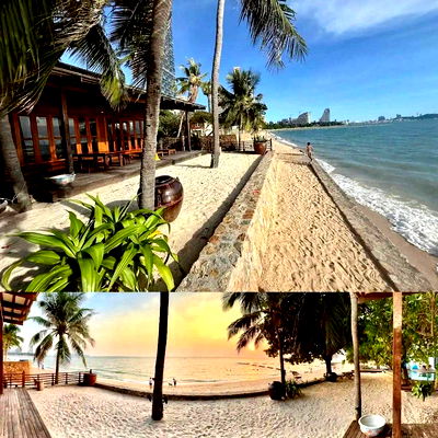 ที่ดิน พัทยา : ขายที่ดินสวย ทำเลดีมาก ติดทะเล หาดวงศ์อมาตย์ พัทยา นาเกลือ 