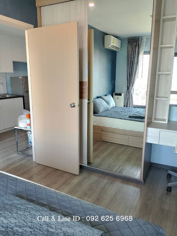 picture For rent 🏠 Rich Park @ Triple Station Condo 🏠 High floor, built-in furnishings, ready to move in. 🚆 Near Airport Rail Link Hua Mak. - 9/29