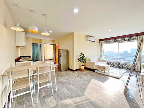 ให้เช่าบ้านสุโขทัย คอนโด รรามคำแหง 26-30 ามคำแหง MRTหัวหมาก 600ม.Penthouse 2นอน กกท. พร้อมเฟอร์ฯครบชุด 60 ตร.ม. ม.รามคำแหง 1.7 กม. 1 น้ำ