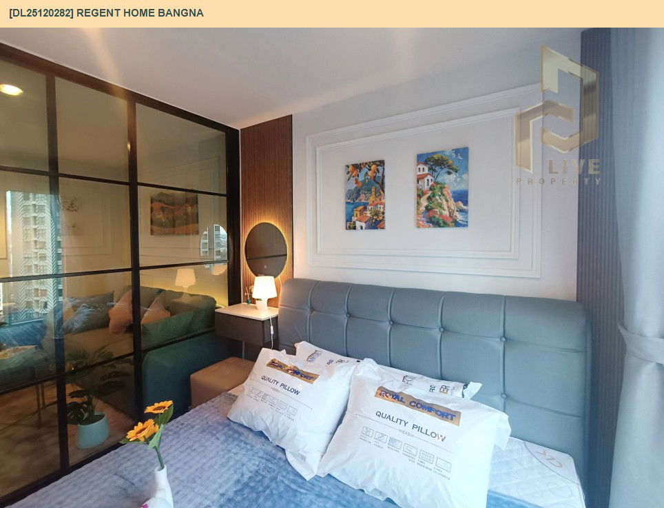 picture DL25120282 Condo for rent, Regent home bangna near BTS Bang Na, ready to move in, call urgently 0638692663 LineID @897iyzll - 7/14