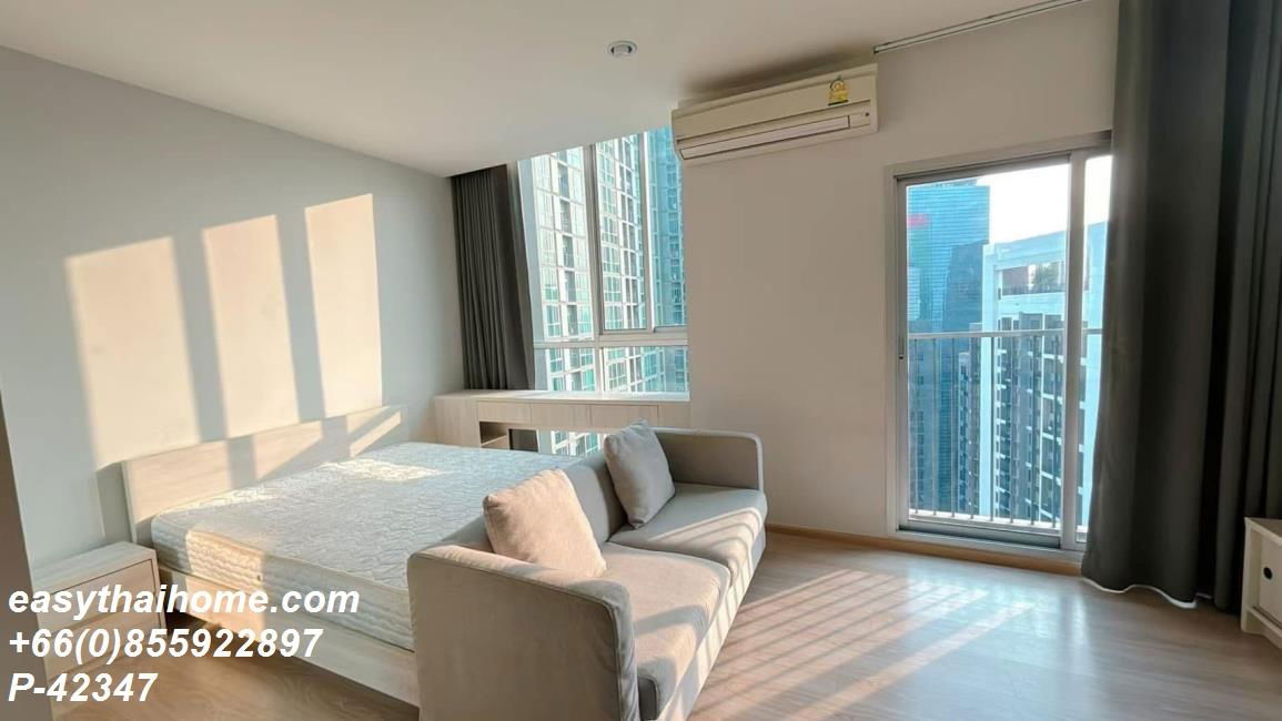 รูป P-42347 ให้เช่า คอนโด โนเบิล รีวอลฟ์ รัชดา Ratchadaphisek 6 Alley, Huai Khwang, Bangkok พร้อมอยู่ ราคาถูก Line Id @easythaihome 085-592-2897 - รูปที่ 9/10