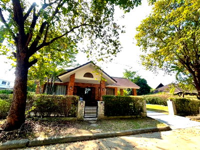 เช่าบ้านเดี่ยว เทศบาลตำบลดอนแก้ว : ให้เช่าบ้านเดี่ยว หมู่บ้านวังตาล เชียงใหม่ พร้อมพื้นที่ สวนสีเขียวรอบบ้าน เฟอร์นิเจอร์ครบ T.0946511456