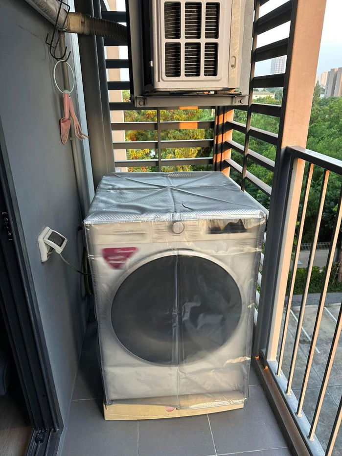 รูป 🍀ให้เช่าคอนโด Aspen lasalle ใกล้ MRT Sri lasalle ห้องสวย มีเครื่องซักผ้า เช่าเพียง 8000- - รูปที่ 8/12