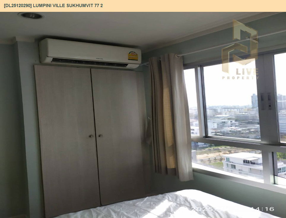 รูป DL25120290 ให้เช่าคอนโด ลุมพินี วิลล์ สุขุมวิท 77 2 (Lumpini Ville Sukhumvit 77 2) ใกล้ BTS อ่อนนุช พร้อมเข้าอยู่ โทรด่วน 0638692663 LineID @897iyzll - รูปที่ 6/13