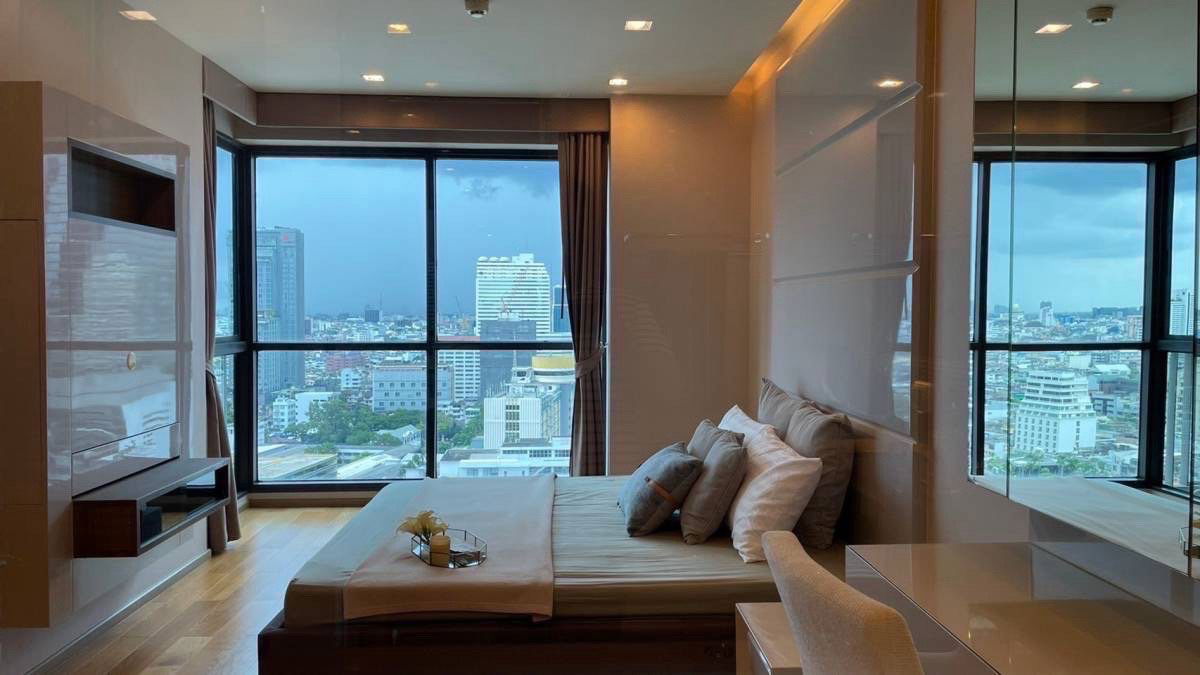 รูป T108 ให้เช่าคอนโด The Address Sathorn (ดิ แอดเดรส สาทร) ห้องมุม ห้องขนาด57ตรม. ห้องสวย เฟอร์ครบ พร้อมเข้าอยู่ - รูปที่ 3/20