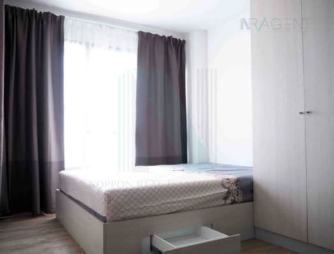 ให้เช่าคอนโด น็อตติ้งฮิลล์ พหล-เกษตร อาคาร 1 ชั้น 4 2 ห้องนอน ขนาด 31.00 ตรม ใกล้ ตลาดบางบัว