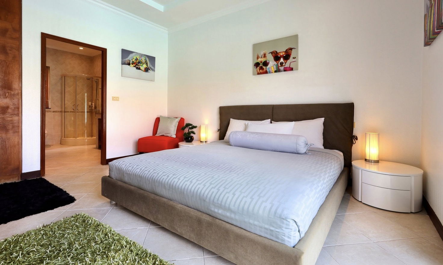 รูป ให้เช่าวิลล่าหรูขนาดใหญ่ 6 ห้องนอน พร้อมสระว่ายน้ำส่วนตัว – ชายหาดจอมเทียนทำเลดีเยี่ยม - รูปที่ 12/21